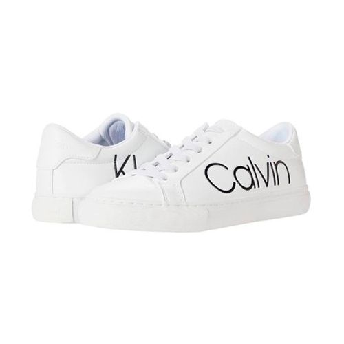 Zapatillas Calvin Klein Original Cabre Unisex Color Blanco y Negro