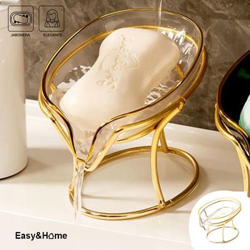 Jabonera de Lujo para Bano EasyHome HYC280048 Transparente