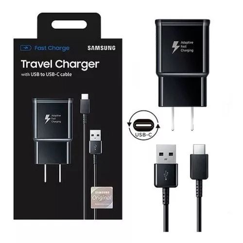 Samsung Cargador Tipo C Fast Charger S8 Plus S9 Note 9 S10