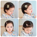 Set-de-8-Ganchos-para-Niñas-Bebes-Accesorio-de-Cabello-Kawaii-S47-Marron