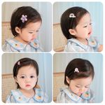 Set-de-8-Ganchos-para-Niñas-Bebes-Accesorio-de-Cabello-Kawaii-S47-Rosa-Muñeca