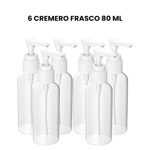6 Cremero Frasco 80 ml