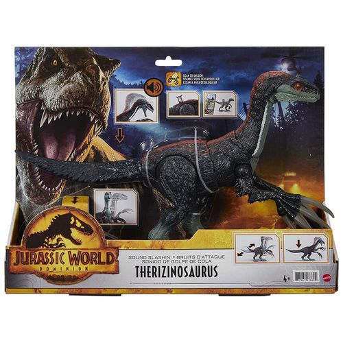 Jurassic World Dominion Therizinosaurus con Sonidos de Ataque