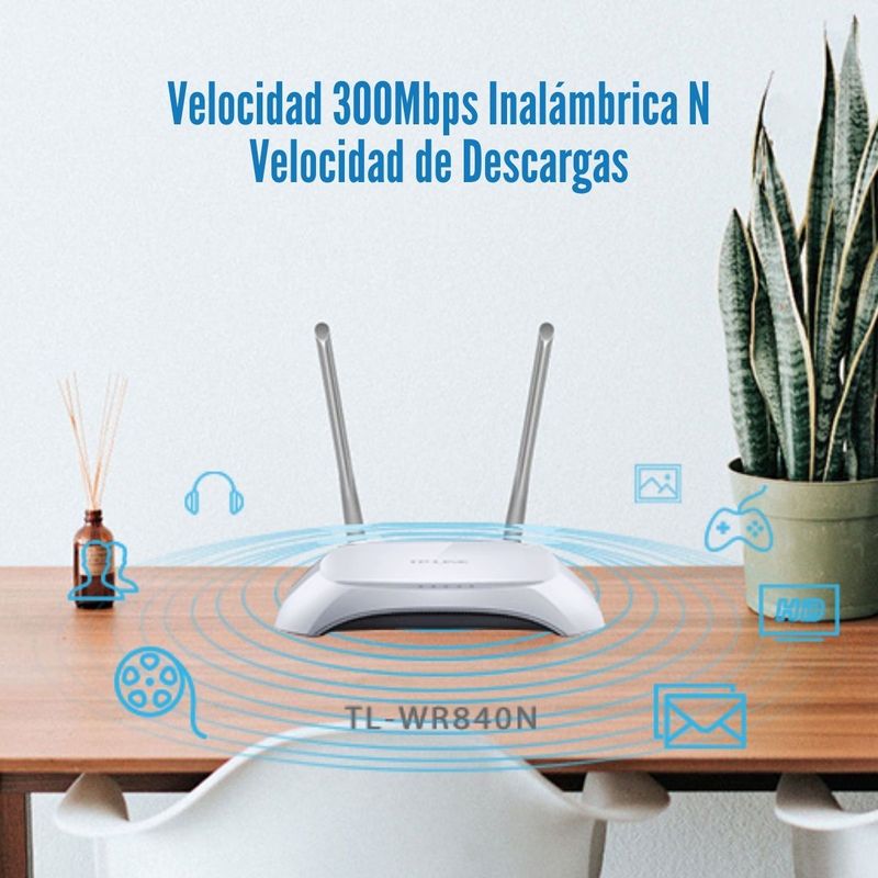 TP-Link---Router-TL-WR840N-Wireless-N-300-Mbps