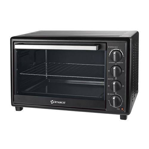 Horno Eléctrico Negro 46L Rosticero Imaco – HEB 46R 1800 watts