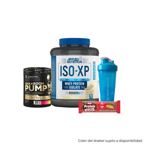 ISO-XP 1.8 kg. Vanilla + Shaaboom Pump + Shaker + Protein Crunch