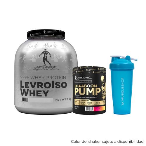 LevroIso 2 kg. Vainilla + Shaaboom Pump 385 gr. + Shaker