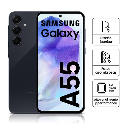 Celular Samsung Galaxy A55 8GB 256GB Negro