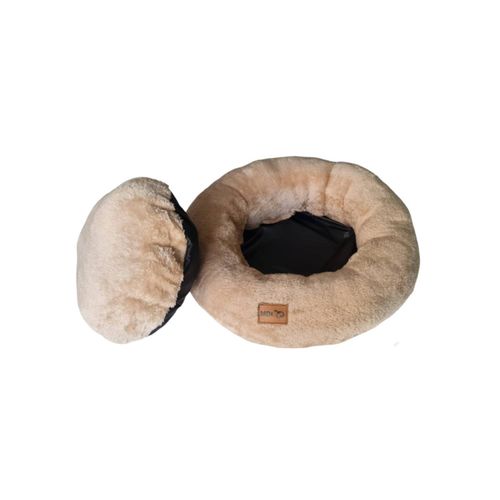 Cama Para Perros y Gatos Donut Lite Beige Talla L - MD - copy