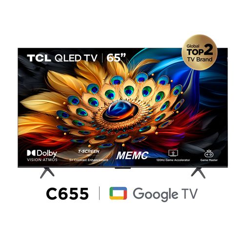 Televisor TCL UHD 4K QLED 65" Smart Tv 65C655