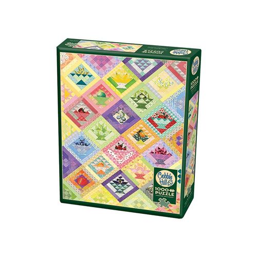 Fruit basket quilt 1000pcs - Cobble Hill - Rompecabezas