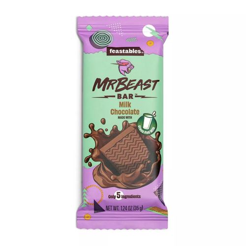 Chocolate con leche Feastables Mr Beast - 35 gr