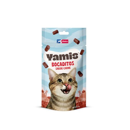 Snack para Gatos YAMIS Sabor a Carne Lata 60g