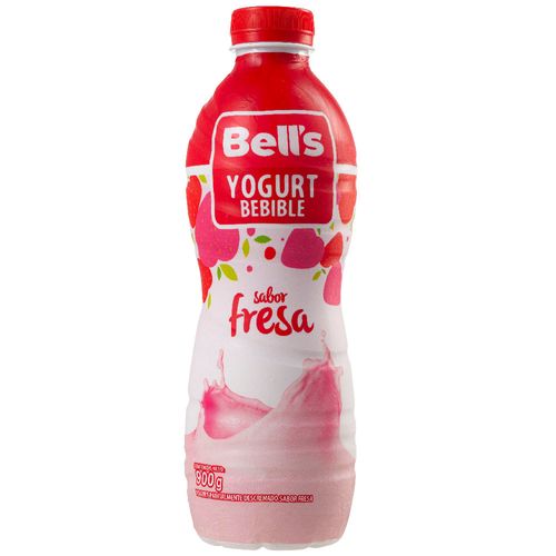 Yogurt Bebible BELL'S Sabor a Fresa Botella 900g
