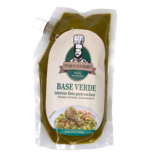 Aderezo Listo para Cocinar TOQUE GOURMET Base Verde Doypack 500g