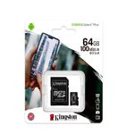 Memoria-Micro-SD-Kingston-64GB-Clase-10-100MB-S