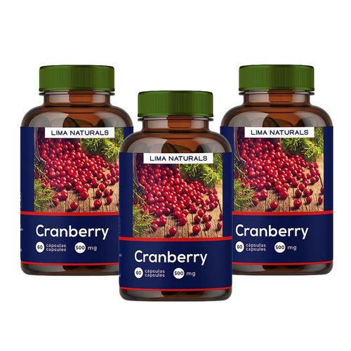 CRANBERRY LIMA NATURALS 60 CÁPSULAS X 3