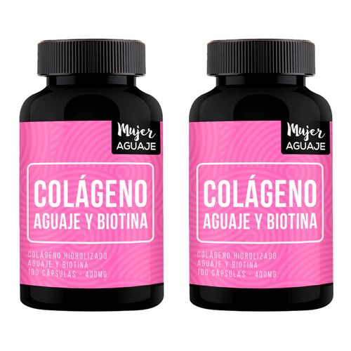 COLAGENO, AGUAJE & BIOTINA CÁPSULAS X 2