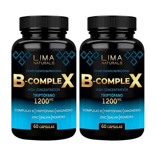 B COMPLEX 60 CÁPSULAS LIMA NATURALS X 2