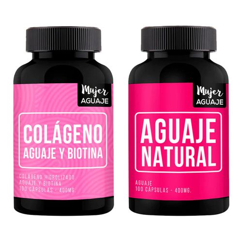 COLAGENO, AGUAJE & BIOTINA CÁPSULAS + AGUAJE NATURAL CÁPSULAS