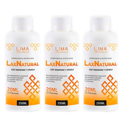 LAX NATURAL 250ml LIMA NATURALS X 3