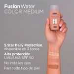 Trio-Fotoprotector-Isdin-Fusion-Water-Color-Medium-Oil-Control-SPF-50--50ml
