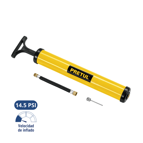 Inflador de pelotas, balones 14.5 psi ligero portátil pretul