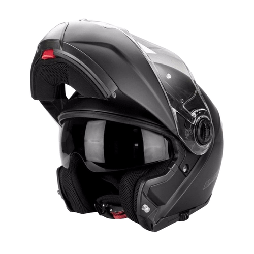 CASCO DE MOTO PARA ADULTO UNISEX ARTICULADO LS2 STROBE FF325 TALLA L NEGRO MATE