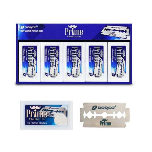 Hojas De Afeitar de Doble Filo Dorco Prime 100 Cuchillas