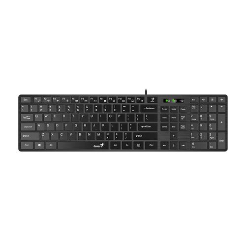 Teclado Genius Smarts Slimstar 126 Usb Multimedia Sp White