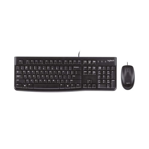 Teclado Logitech + Mouse Mk120 Usb Sp Black