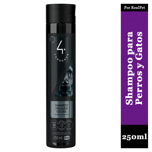 Shampoo Pelaje Oscuro Ibasa para Perros y Gatos 4 Groomer 250ml