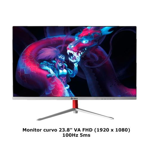 Monitor Curvo Teros TE-2401S 23.8 VA 100Hz FullHD