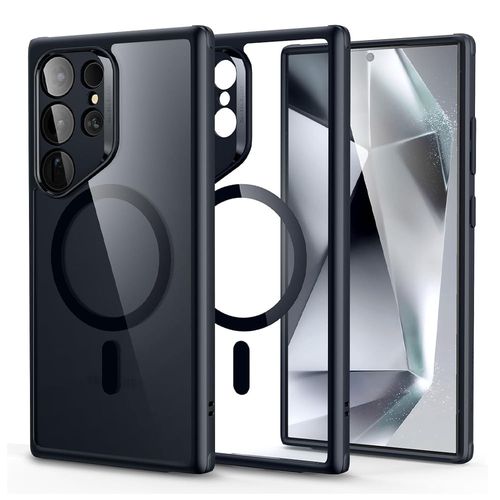 Case para Samsung S24 Ultra, amortiguador de choques, magnetico negro