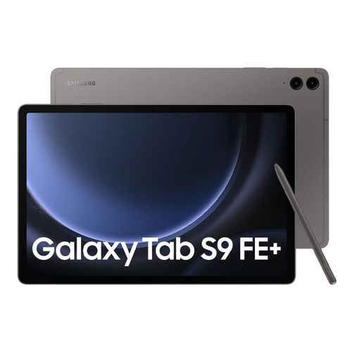 Tablet Samsung Galaxy Tab S9 FE Plus 12.4", 128GB, 8GB ram, 2560 x 1600(WQXGA), cámara principal 8MP + 8MP, frontal 12MP, negro + Lápiz