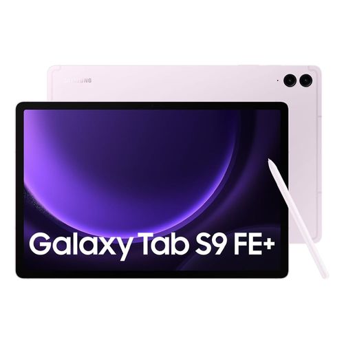 Tablet Samsung Galaxy Tab S9 FE Plus 12.4", 128GB, 8GB ram, 2560 x 1600(WQXGA), cámara principal 8MP + 8MP, frontal 12MP, lila + Lápiz