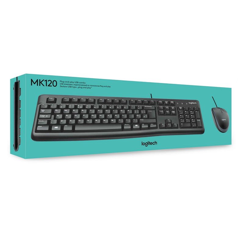 Logitech---Kit-MK120-USB--Teclado-Mouse--Español