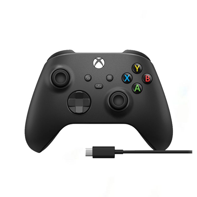 Mando-de-Xbox-One-Series-XS-Cable-USB-C-Compatible-con-PC---Negro