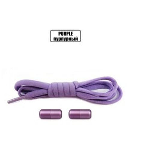 Cordones o Pasadores Elasticos Color Morado Claro o Lila - Capsula Lila