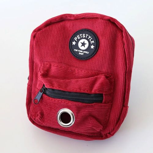 Arnés Mochila para Mascotas Talla L Rojo