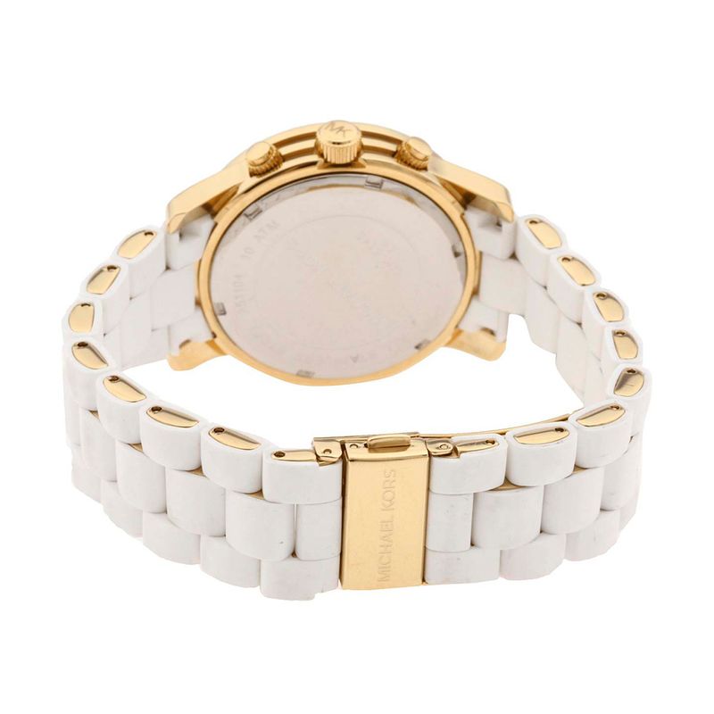 Reloj-Michael-Kors-Mk5145-White-Runway-39mm-Nuevo-Genuino