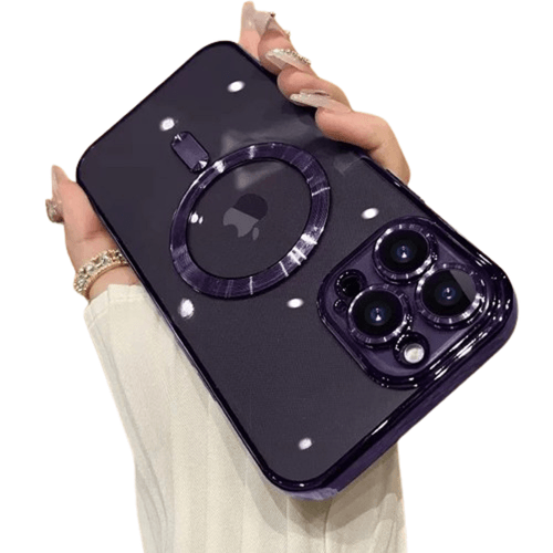 Case con MagSafe para carga inalámbrica para iPhone 15 PRO - Violetta