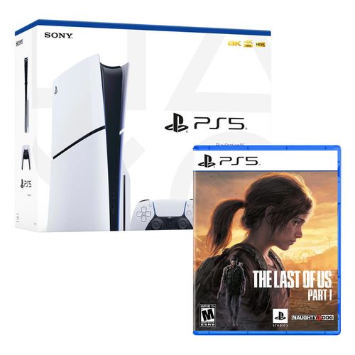 Consola Ps5 Slim Con Lector De Discos + The Last Of Us