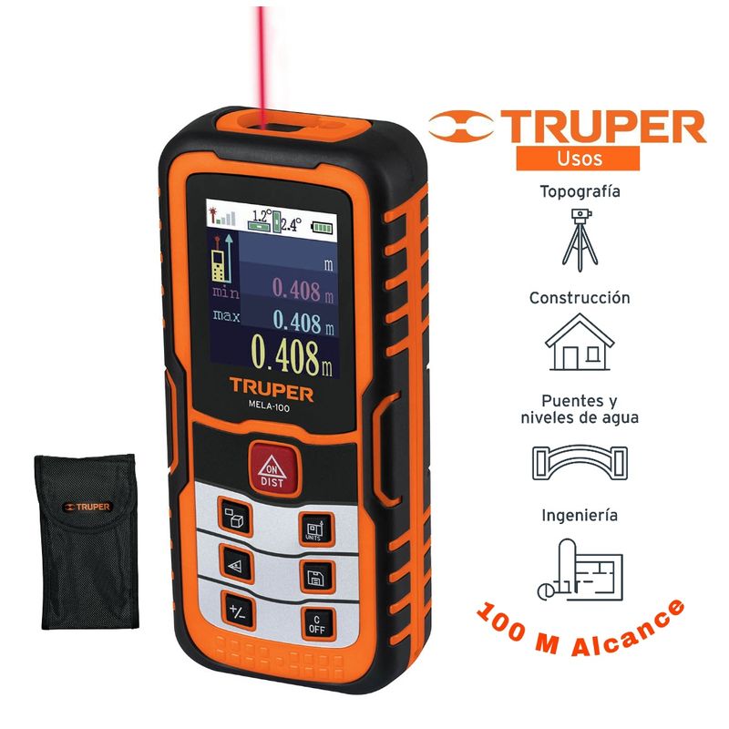 Medidor-de-distancia-laser-Truper-100m-telemetro-digital