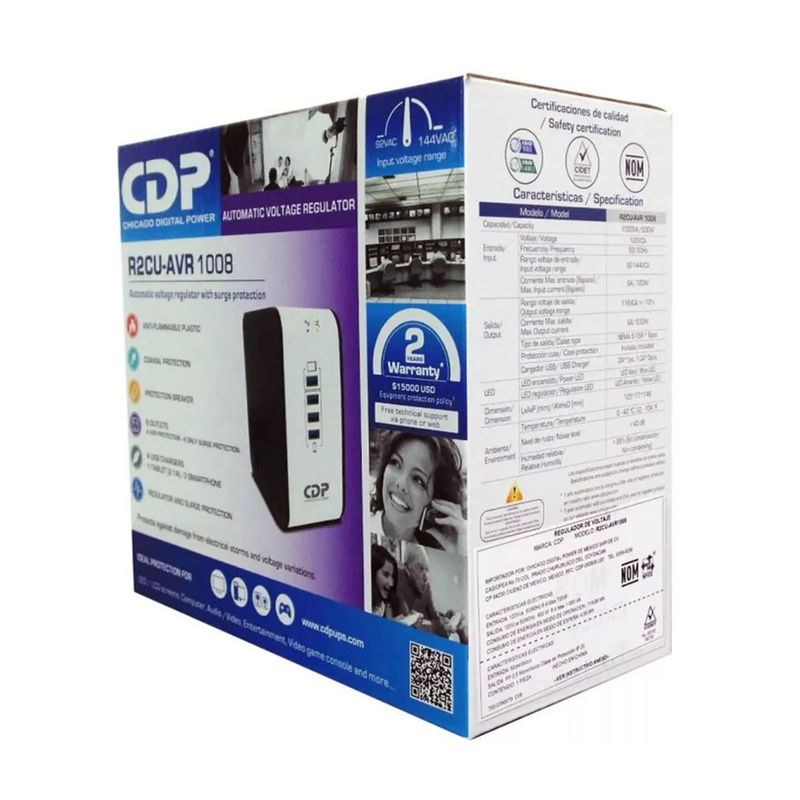 -Estabilizador-CDP-R2CU-AVR1008I-1000VA-720W-8-Salidas-4-Port-USB