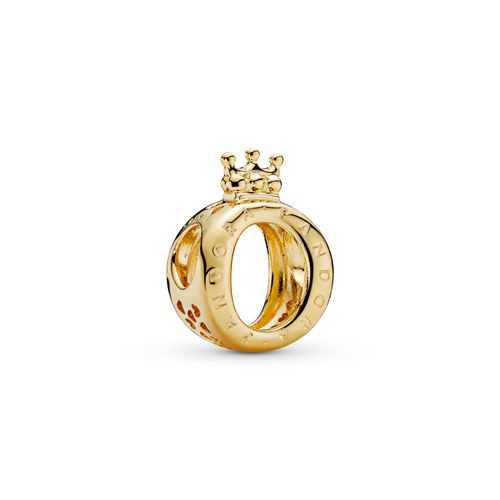 Charm Pandora Original para Mujer 767401 Corona Brillante Logo s925 Sanllo