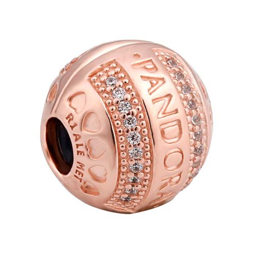 Charm Pandora Original para Mujer 787433CZ Circular Oro rosa Sanllo