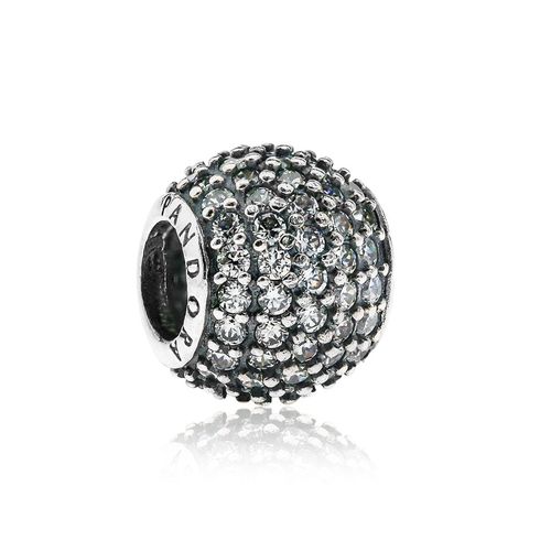 Charm Dije Pandora Original para Mujer 791051CZ Pave Ball Plata 925 Nezmun