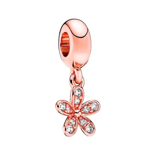 Charm Colgante Pandora Original para Mujer 781491CZ Daisy Pendiente Oro Rosado s925 Nezmun