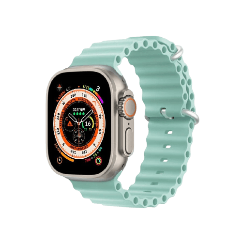 CORREA PARA SMARTWATCH Y APPLEWATCH ULTRA OCEAN 42/44/45/49mm Serie 3/4/5/6/7/8/SE - CELESTE